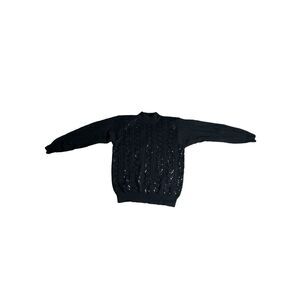 Alfred‎ Dunner black pullover sweater size large
